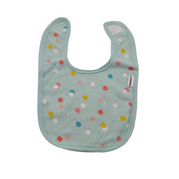 Gerber Baby Girl Terry Bib's 3 Pack - Picture 5 of 9